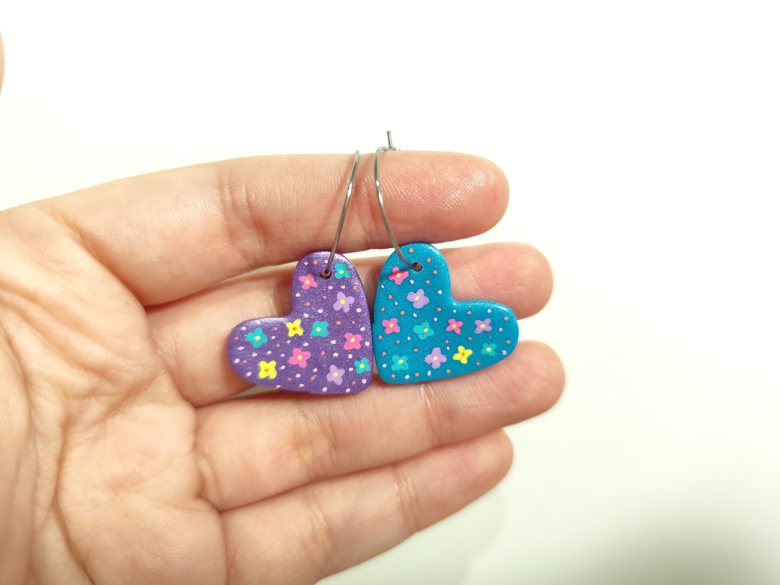 Corazones florecitas - 2