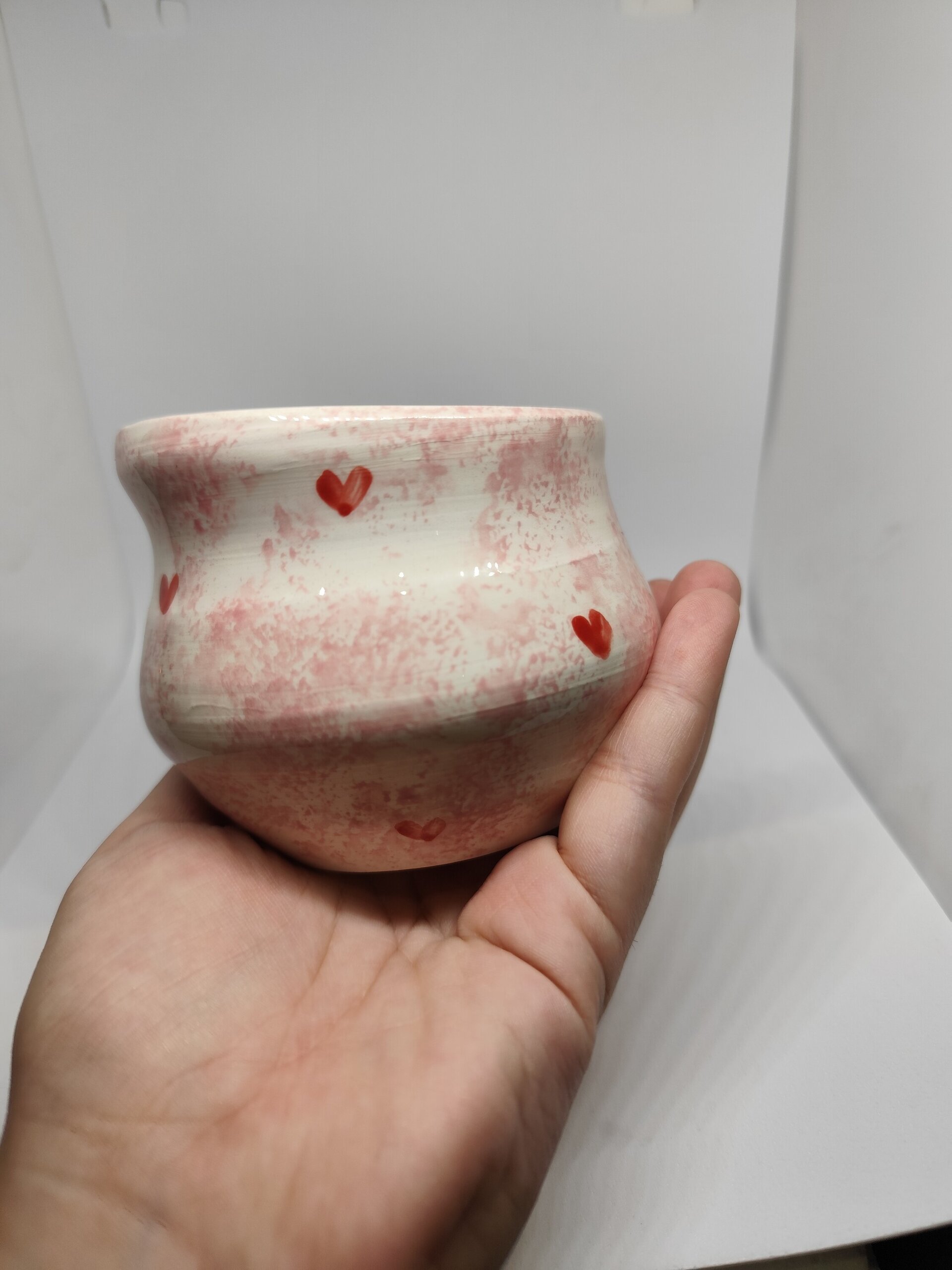 Vaso/ jarrón corazones - 1